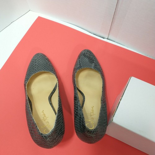 Cole Haan Womens Heels Size 6B Gray Snake Print - Picture 6 of 9