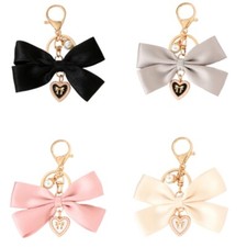 Portable Love Bowknot Key Decoration Sturdy Alloy for Bags and Phones Ornament