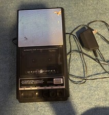 Vintage GE General Electric 3-5015 Cassette Tape Player/Recorder Works