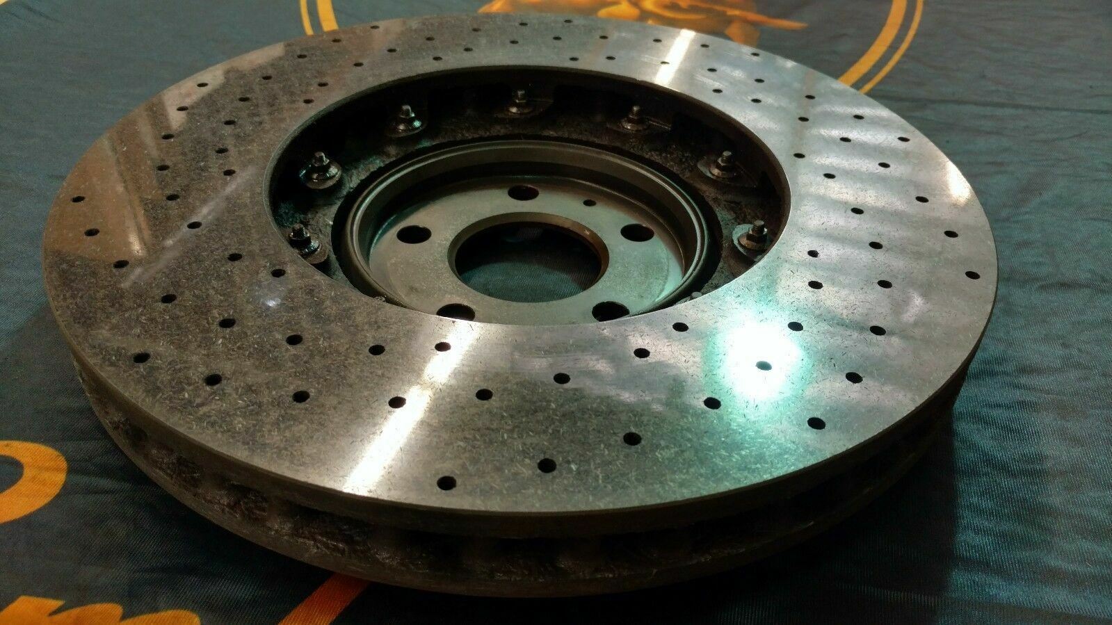 LAMBORGHINI HURACAN GALLARDO LP560 R8 FRONT RIGHT CERAMIC BRAKE 420615302G OEM 1