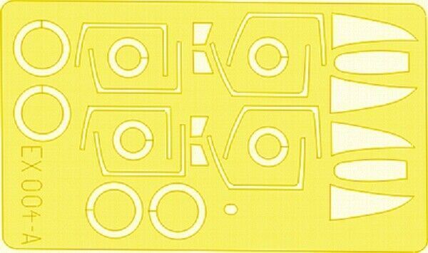 Eduard EX004 F-4 Phantom canopy and wheels paint mask Hasegawa 1/48