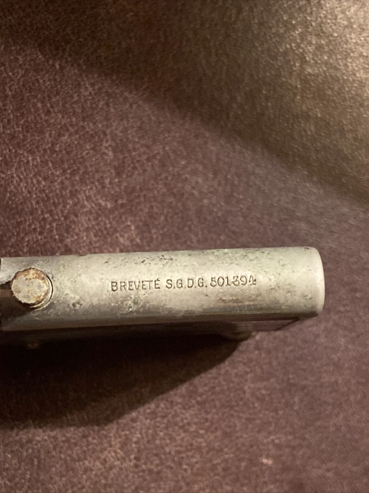 Mini encendedor vintage THORENS de una sola garra suizo/MUY RARO antiguo Foto 2 de 4