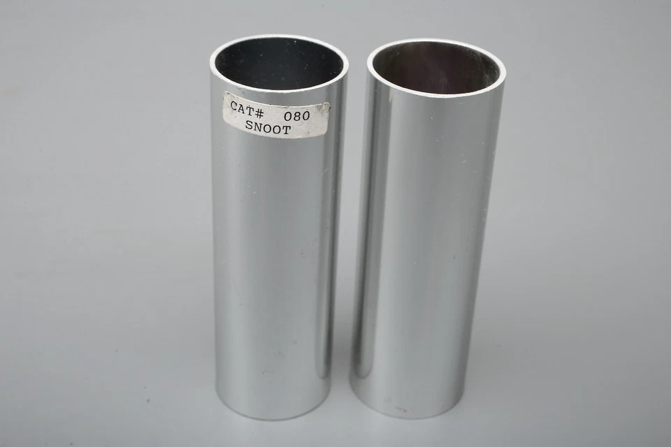 Lumedyne / Quantum Q+X flash - model #080 chrome metal snoots (lot of 2) ++ NICE - Image 2 of 4