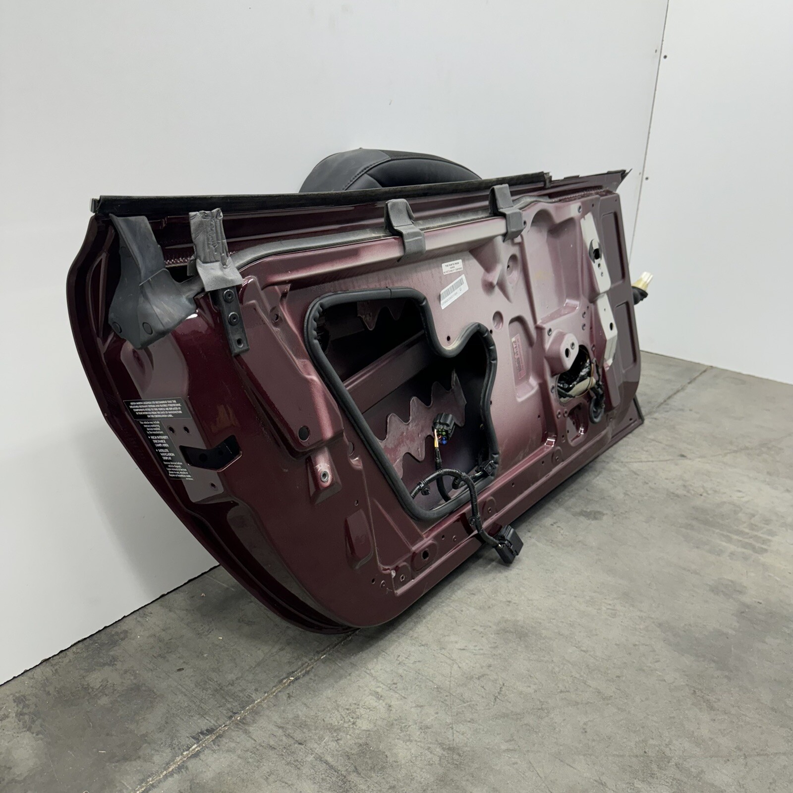 07-17 Aston Martin Vantage Driver Left Door Shell Merlot Red OEM *NOTE*