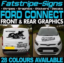 to fit FORD TRANSIT CONNECT MOTOCROSS GRAPHICS STICKERS STRIPES ST VAN SWB LWB