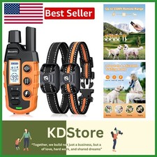 Rechargeable Waterproof Dog Shock Collar - 3 Modes for Effective Training