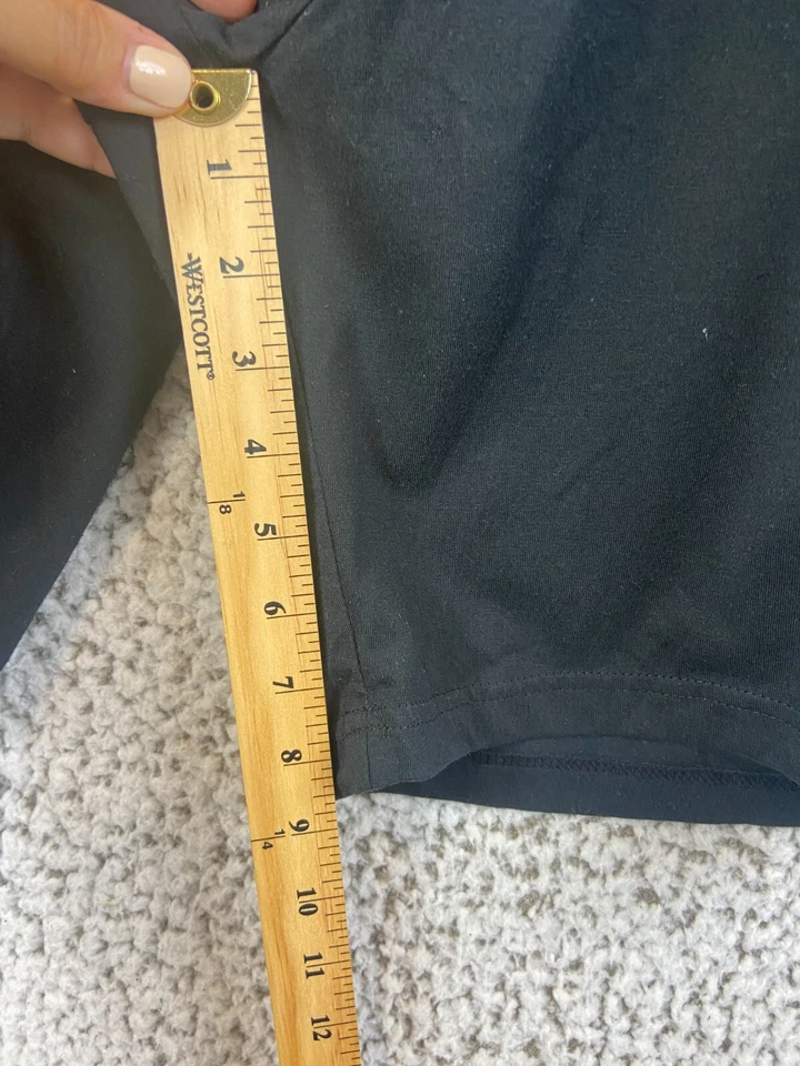 Woman Within Sudadera Pantalones Cortos Negro Elástico con Bolsillos Mujer Talla 22/24 1XL Foto 2 de 4