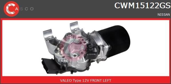 Moteur essuie-glace avant pour Nissan Qashqai I 1.5 et 2.0 dCi