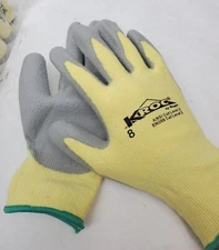 MEDIUM- Magid K-ROC KEV4327 Polyurethane Coated Work Gloves Cut Protection HR