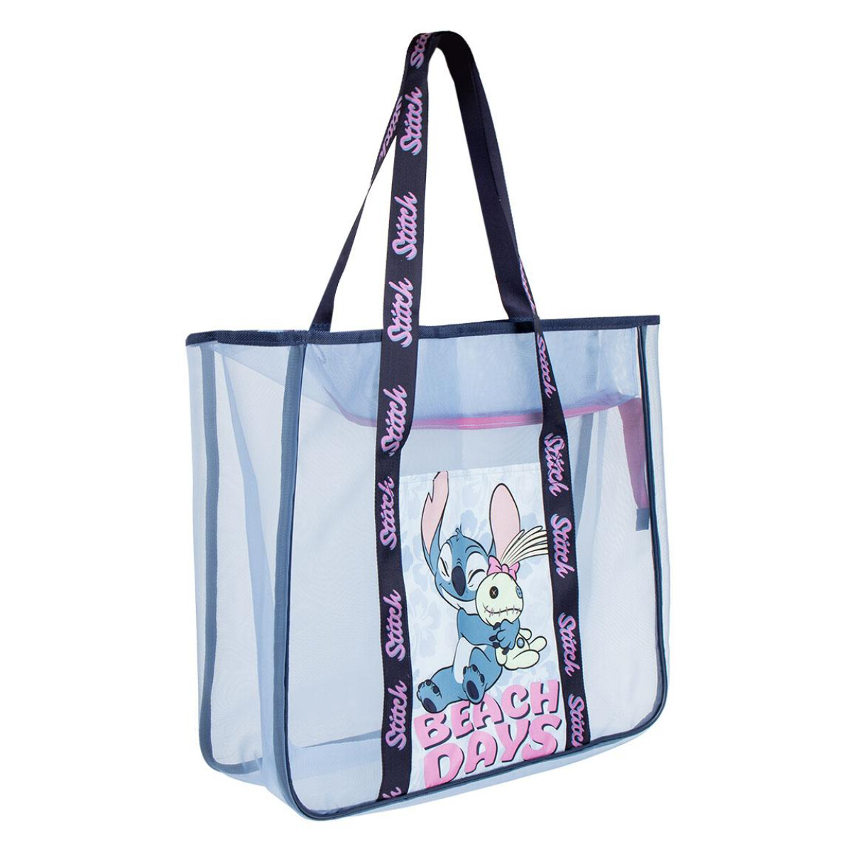 Bolso De Playa Con Motivo De Lilo Y Stitch, Práctico Para Ocio Y Viajes