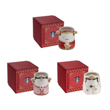 Starbucks Taiwan exclusive God Series mug 3oz- Wealth God , Mazu, Guanyin Buddha
