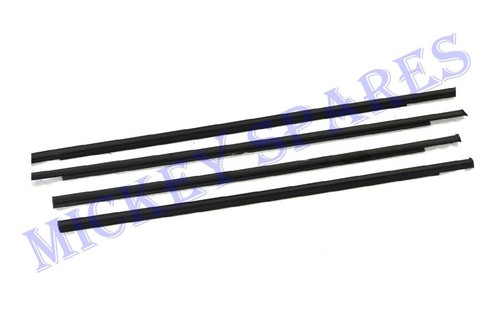 Genuine Window Door Moulding Scrapers Set Of 4 Fit Suzuki ALTO 2000-2006 (AU) - Picture 1 of 3