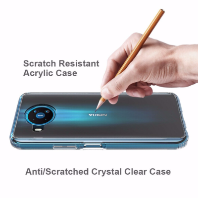 Custodia di silicone compatibile con Nokia 8.3 5G Custodia trasparente