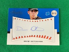 2012 Panini Signature Series Rookies Game Ball Signatures 113 Drew Hutchison