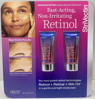 2 x StriVectin Advanced Retinol Night Moisturizer Serum