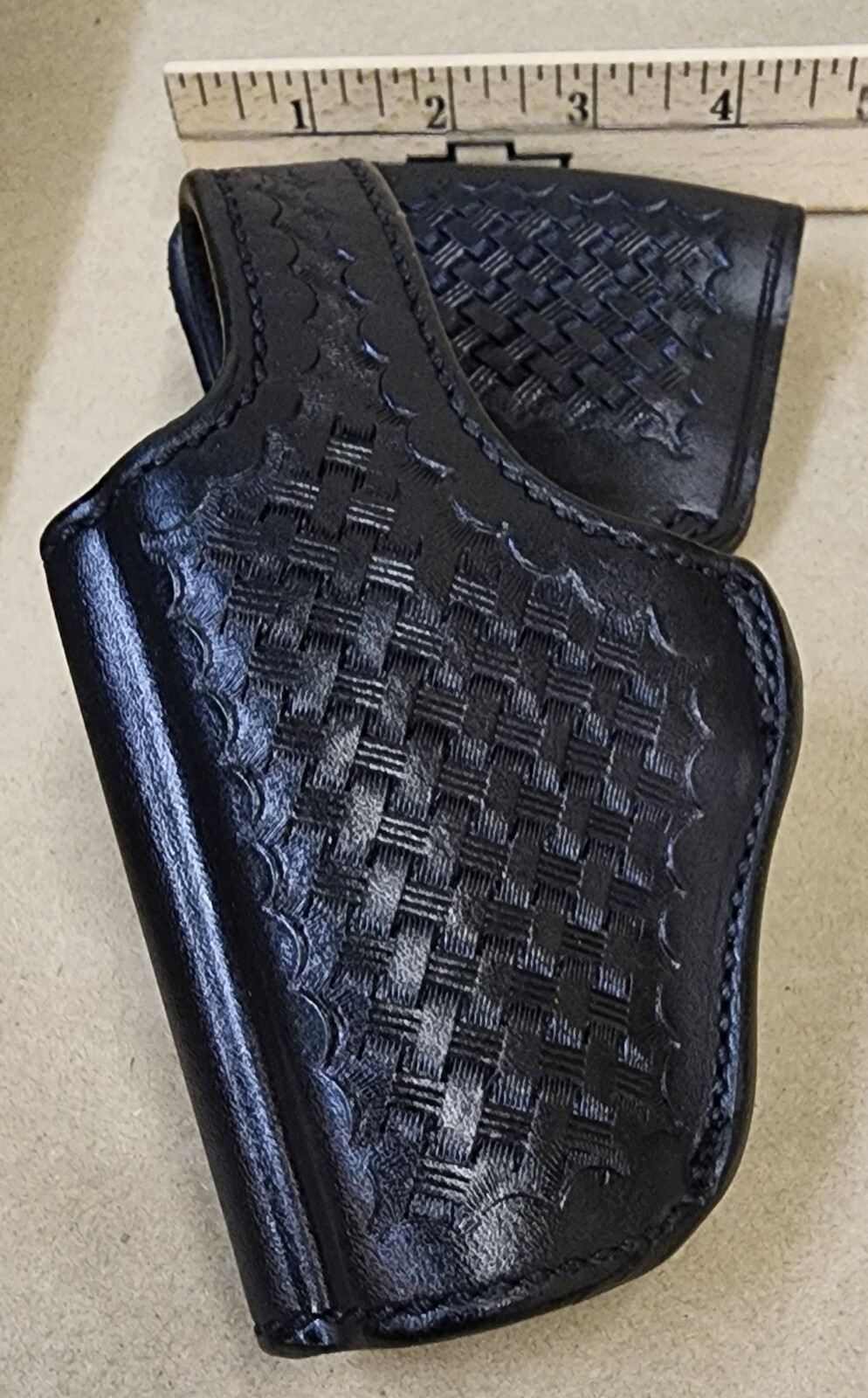Bianchi 99A H&K P7 P7M8 Left Hand Black Basket Weave Duty Belt Holster