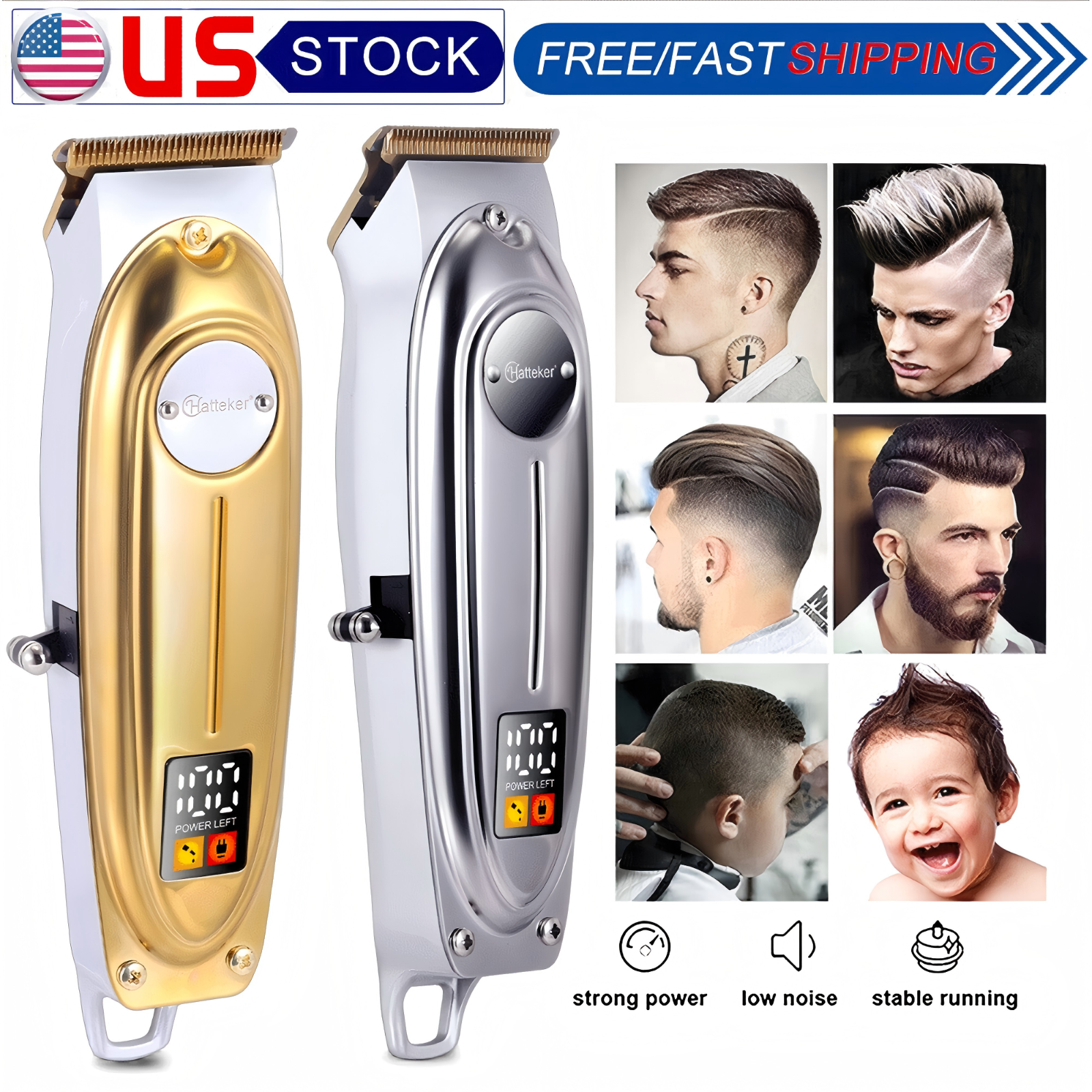 Professional Hair Clipper Trimming Set for Precise Haircut and Shaving