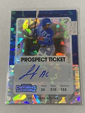 2021 Panini Contenders Luisangel Acuna Cracked Ice Prospect Ticket Auto SP /23