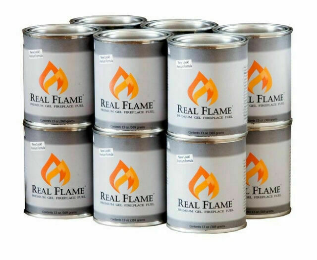 Real Flame Premium Gel  Fireplace Fuel - 6 Ct