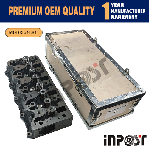 New 4LE1 Cylinder Head With Head Gasket For Isuzu 4LE1 Engine Hitachi Excavator - Bild 5 von 7