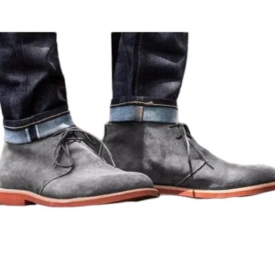 Chukka Boots Ted Baker Grey Suede Ankle Boots Ted Baker London - Main Image