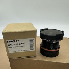 Inon UWL-S100 ZM80 Wide Conversion Lens X0.23 Made In Japan Very Clean