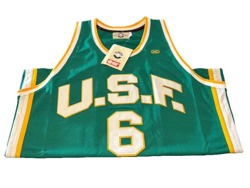 Bill Russell USF #6 SF Hardwood Legends Throwback Jersey Men's Size 2XL NWT - Image 4 of 4