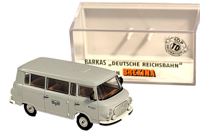 Brekina 1/87 - 244577 Barkas B 1000 Kombi Deutsche Reichsbahn - HO - NEUWERT OVP
