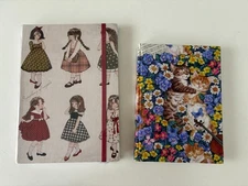 2 Handmade Cats Watercolor Sketchbook Pad for Painting & Drawing, Mixed Media