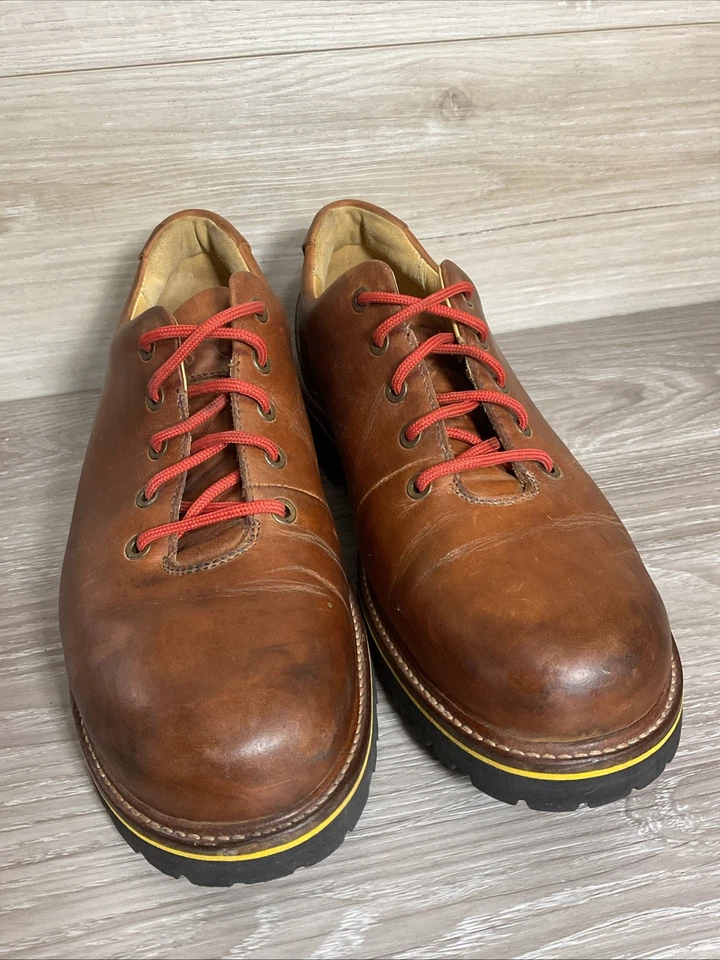 Zapato de Senderismo Samuel Hubbard Para Hombre 10.5 M "Fresco" Cuero Cera Tostado Cuero Real Foto 4 de 4