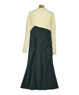 emmi Dresses IvoryxGreen 0(Approx. XS) 2200658835018