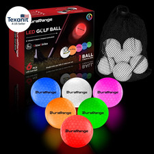 Glow in the Dark Golf Balls - Ultra Bright LED Golf Balls for Night Golf - Novel