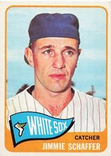 JIMMIE SCHAFFER 1965 TOPPS BASEBALL #313