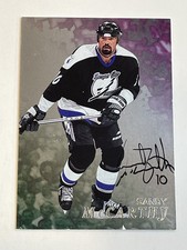 1998-99 Be a Player Hockey #282 Auto - Sandy McCarthy - Tampa Bay Lightning