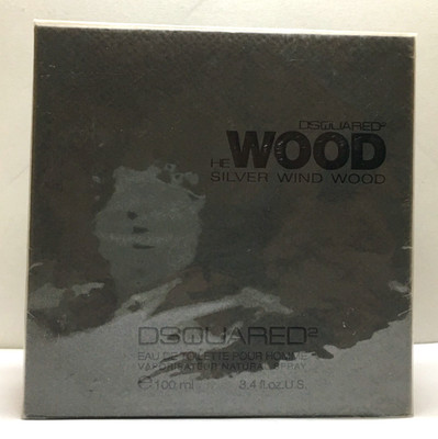 He Wood Silver Wind Wood DSQUARED² Men Eau de Toillette 100ml New in Factory Box