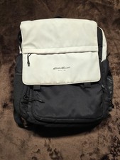 Eddie Bauer Backpack Diaper Bag Travel Outdoor Crosstown Cascade Black/Whiite