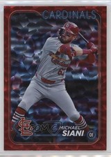 2024 Topps Update Red Crackle Foilboard 84/199 Mike Siani Michael #US113 2qw