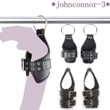 Bondage SM Spreader Bar Restraint Wrist Suspension Hanging Handcuffs Gloves