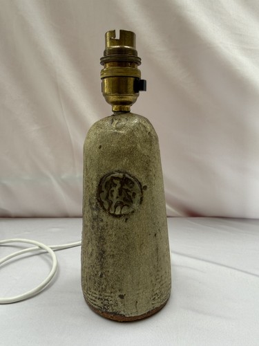 Vintage Bernard Rooke Brutalist Pottery Table Lamp in excellent condition - Picture 4 of 18