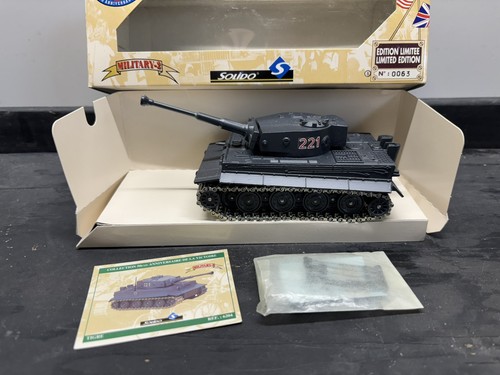 Solido 1/50 Tiger Limited Edition Diecast Tank 6204 - Foto 2 di 6