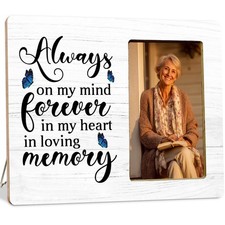 Sympathy Bereavement Gifts - Memory Picture Frame for Loss of Loved One
