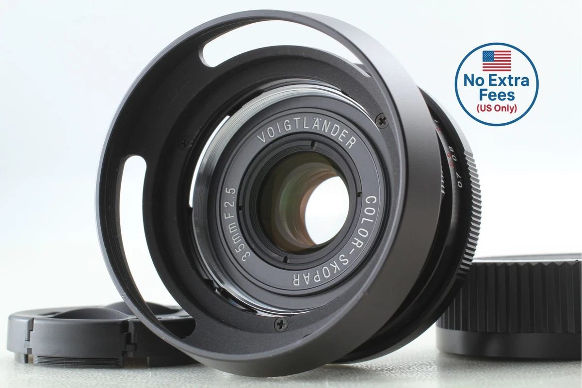 Voigtländer Camera Lenses 35mm Focal f/2.5 Maximum Aperture for