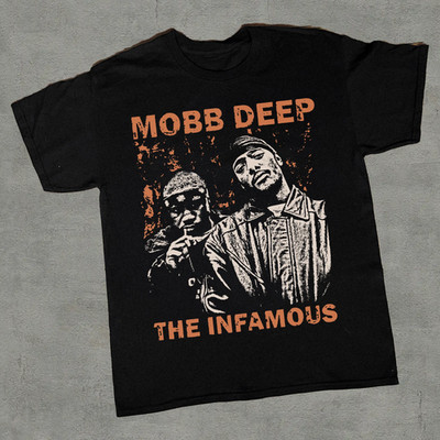 MOBB DEEP The InFamous Heavy Cotton Black Shirt S-5XL BT525