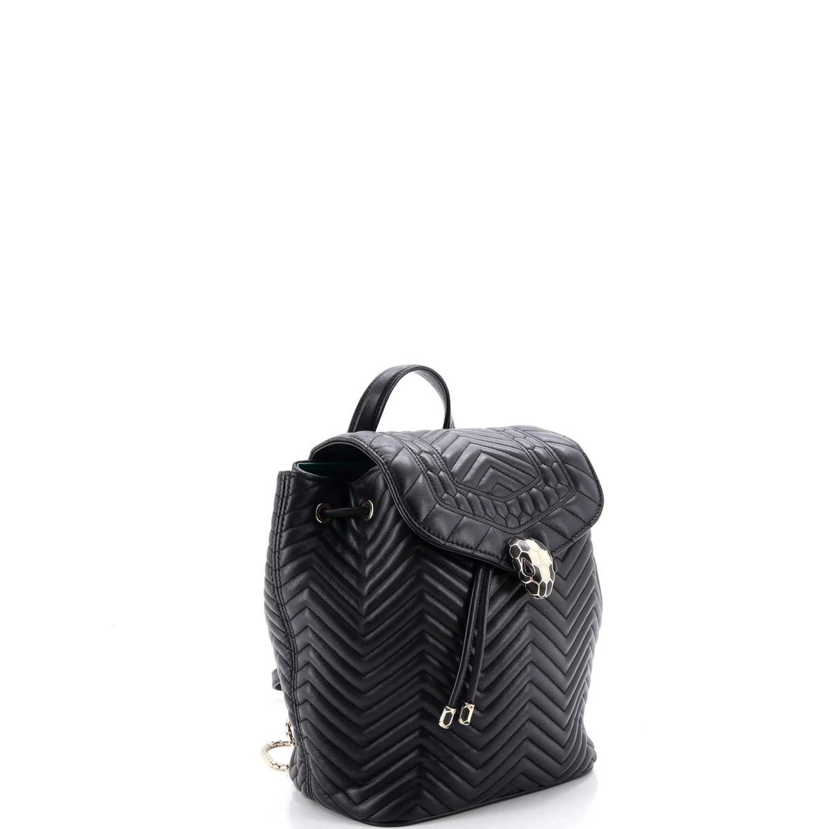 Bvlgari Serpenti Forever Leather Backpack Serpenti Forever Top Handle 290570 | Bulgari main image 4