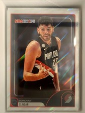 2025-26 NBA Hoops Donovan Clingan Rainbow Foil Holo Portland Trailblazers 110
