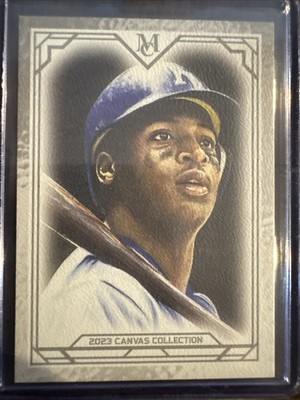 2023 Topps Museum Collection Canvas Collection Reprints Bo Jackson #CCR-37 0ok8