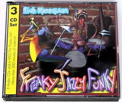Big Fish Audio Rich Mendelson Freaky Jazzy Funky Sampling 3 CD + Floppy Disc