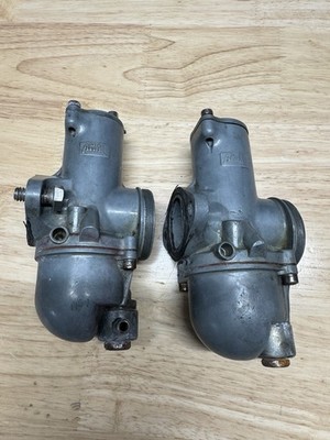 QTY 2 Amal Concentric 930 Right Side Carburetors, Used