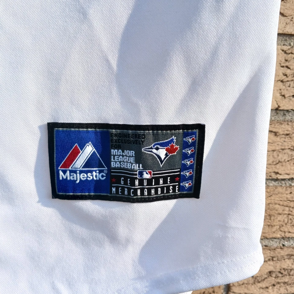 Camiseta de béisbol Toronto Blue Jays Majestic MLB JOSE REYES #7 adultos hombres PEQUEÑA 42 Foto 3 de 4