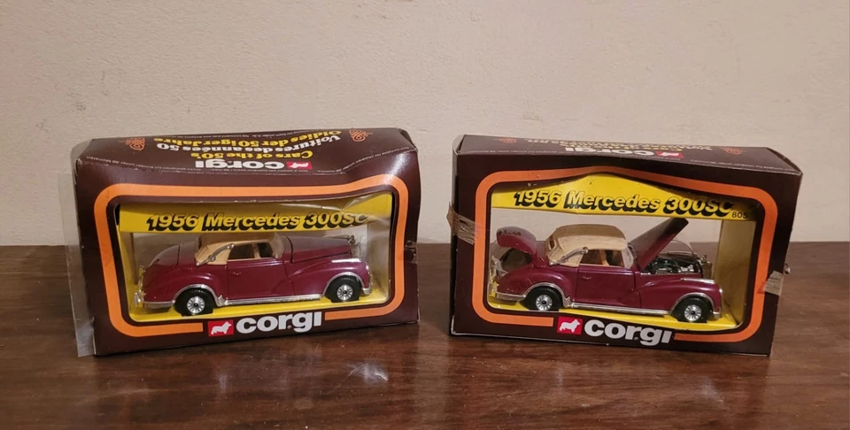 Voiture MERCEDES 300SC 1956 - échelle 1/43 - Corgi numéro 806 - Photo 1/1